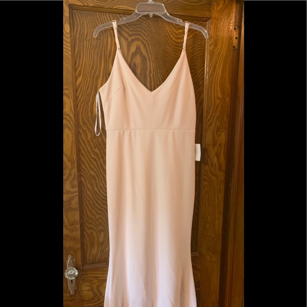 Lulus Blush pink maxi dress